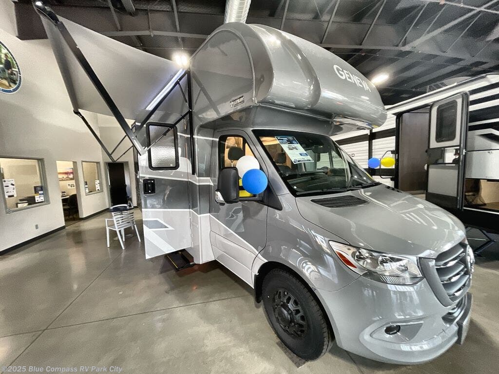 Contact us now about this 2026 Thor Motor Coach Geneva 24VP! 2026 Geneva 24VP by Thor Motor Coach from Blue Compass RV Park City in Park City, Kansas