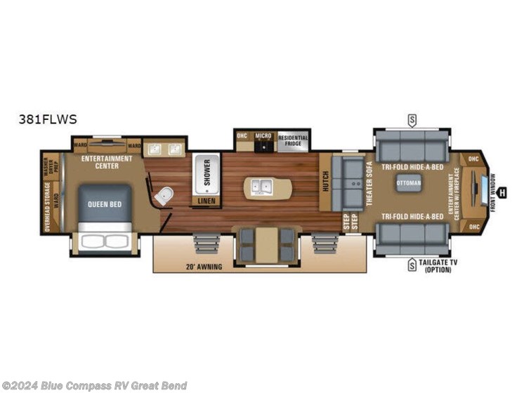 Used 2018 Jayco North Point 381FLWS available in Great Bend, Kansas