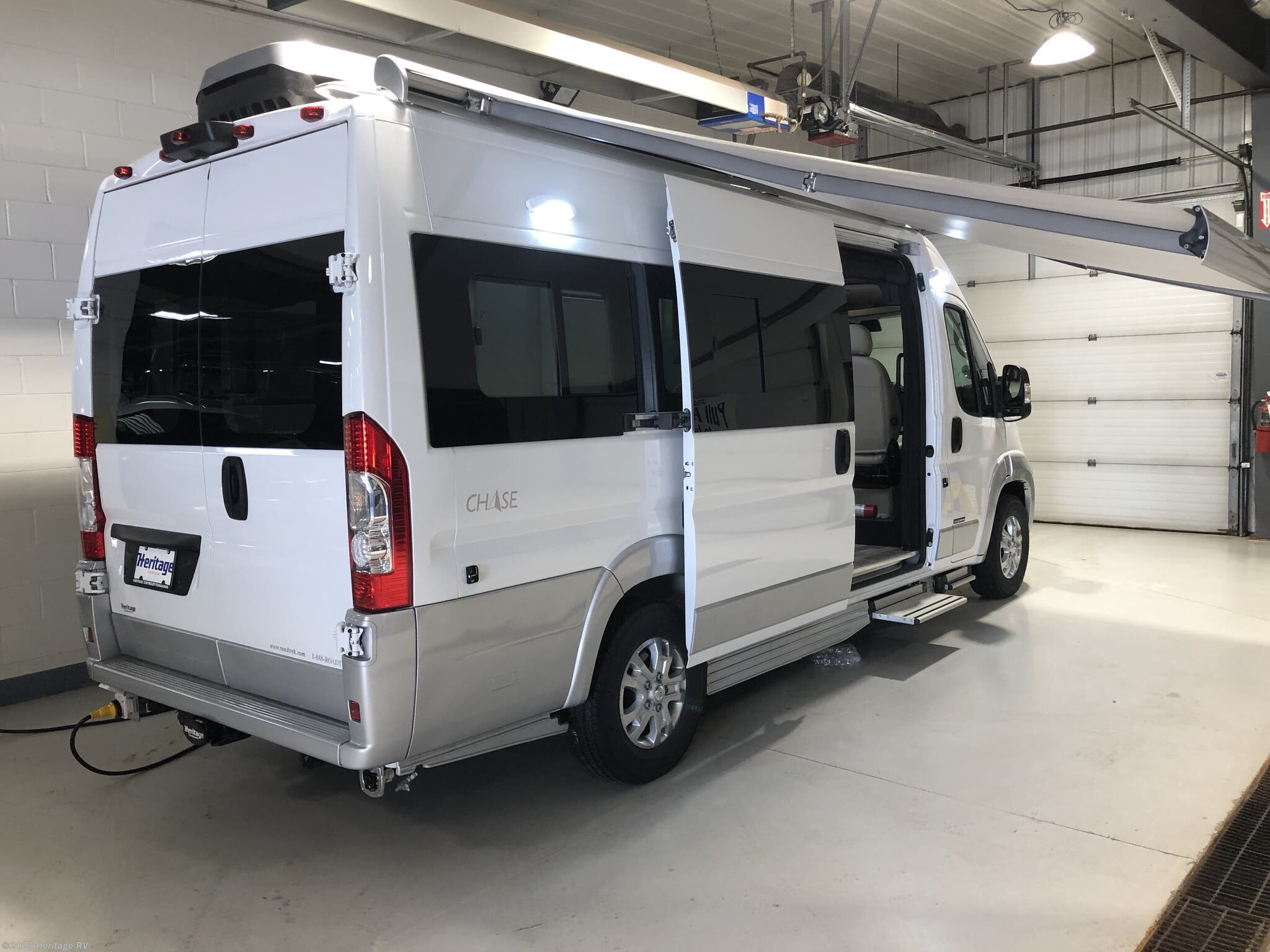 Call now about this 2025 Roadtrek Chase ! 2025 Roadtrek Chase - New Class B For Sale by Heritage RV in Tomahawk, Wisconsin features Water Heater, Generator, Smoke Detector, Auxiliary Battery, Awning