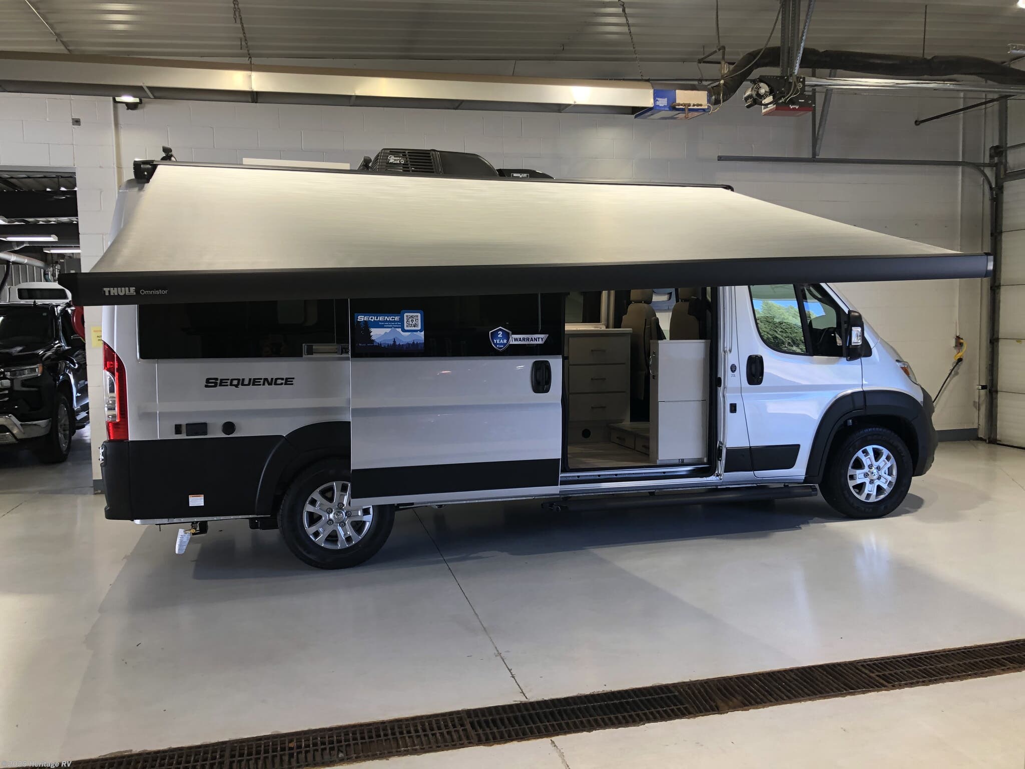 Call now about this 2026 Thor Motor Coach Sequence 20L! 2026 Thor Motor Coach Sequence 20L - New Class B For Sale by Heritage RV in Tomahawk, Wisconsin features CO Detector, Solar Panels, Roof Vents, Fire Extinguisher, LP Detector