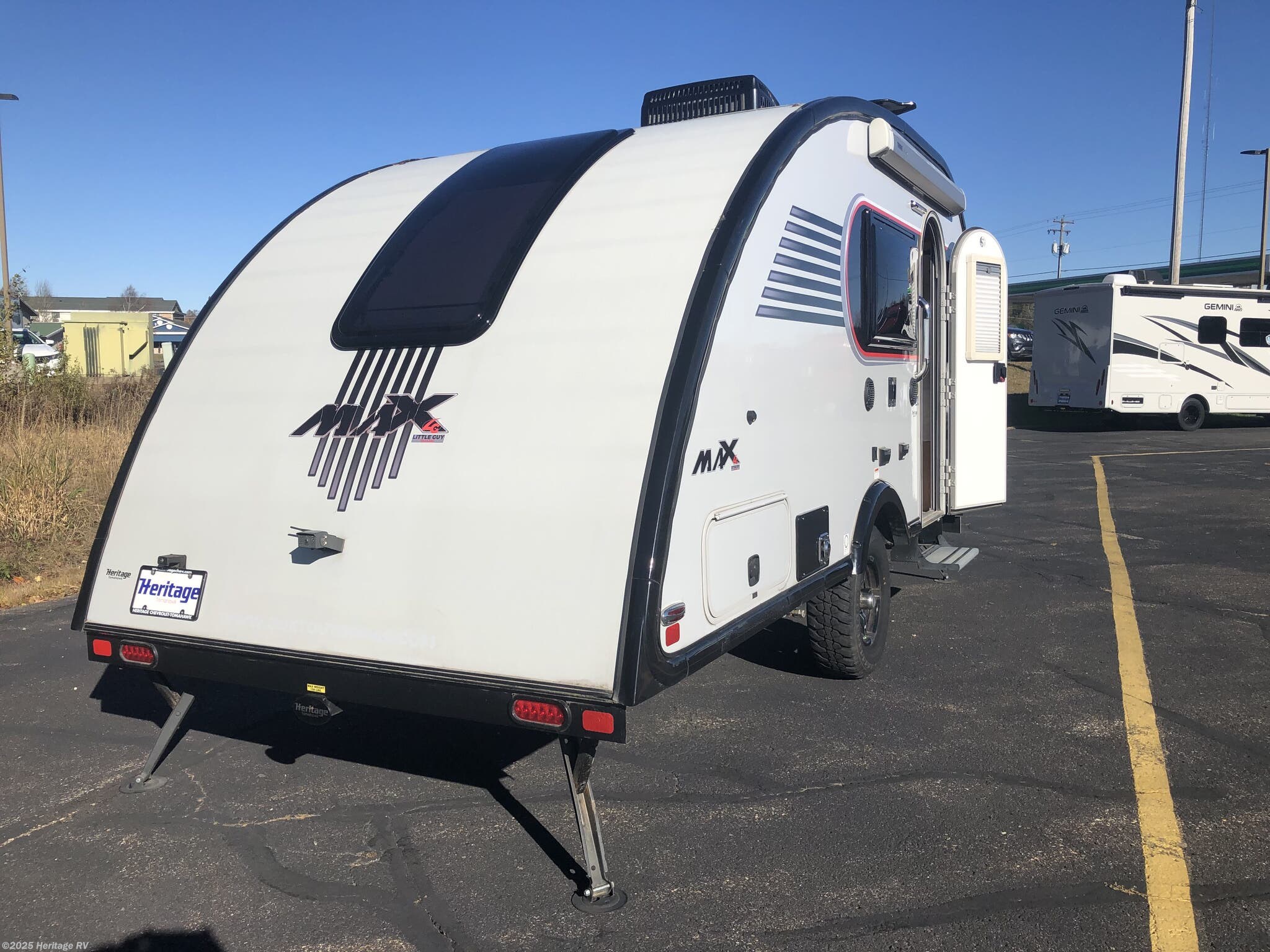 Call now about this 2022 Little Guy Trailers Max ! 2022 Little Guy Trailers Max - Used Travel Trailer For Sale by Heritage RV in Tomahawk, Wisconsin features Furnace, Air Conditioning, Toilet, Roof Vents, Backup Monitor