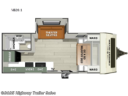 Call now about this 2025 Forest River No Boundaries 20.1BM! 2025 Forest River No Boundaries 20.1BM - New Travel Trailer For Sale by Highway Trailer Sales in Salem, Oregon features CO Detector, Queen Bed, Stove Cover, Smoke Detector, Fire Extinguisher