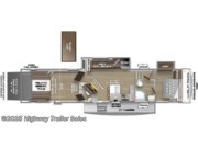 Call now about this 2023 Forest River Cherokee Wolf Pack 345PACK14.5! Floorplan of 2023 Forest River Cherokee Wolf Pack 345PACK14.5