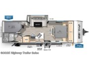 Call now about this 2026 Forest River Cherokee Grey Wolf 23DBH! Floorplan of 2026 Forest River Cherokee Grey Wolf 23DBH