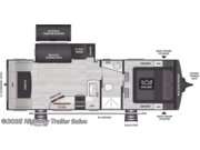 Call now about this 2026 Keystone Cougar Half-Ton 25RDWE! Floorplan of 2026 Keystone Cougar Half-Ton 25RDWE