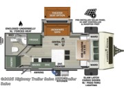Call now about this 2026 Forest River No Boundaries NB19.6! Floorplan of 2026 Forest River No Boundaries NB19.6