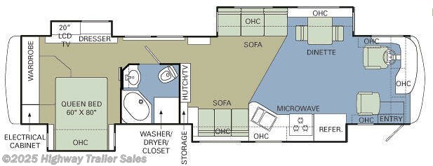 Call now about this 2007 Holiday Rambler Endeavor 40SKQ! 2007 Holiday Rambler Endeavor 40SKQ - Used Class A For Sale by Highway Trailer Sales in Salem, Oregon features Stove Top Burner, Refrigerator, Fireplace, Free Standing Dinette w/Chairs, Power Awning