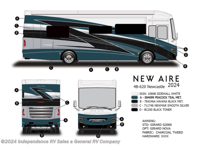2024 New Aire 3543 by Newmar from Independence RV Sales a General RV Company in Winter Garden, Florida