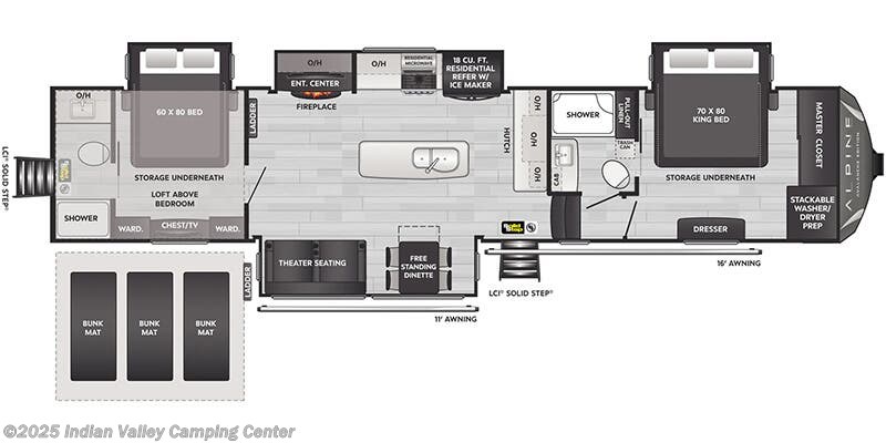 Stock Image for 2024 Keystone 390DS (options and colors may vary)