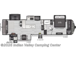 Stock Image for 2024 Keystone 338GK (options and colors may vary) 2024 Keystone Avalanche 338GK - New Fifth Wheel for sale by Indian Valley Camping Center in Souderton, Pennsylvania