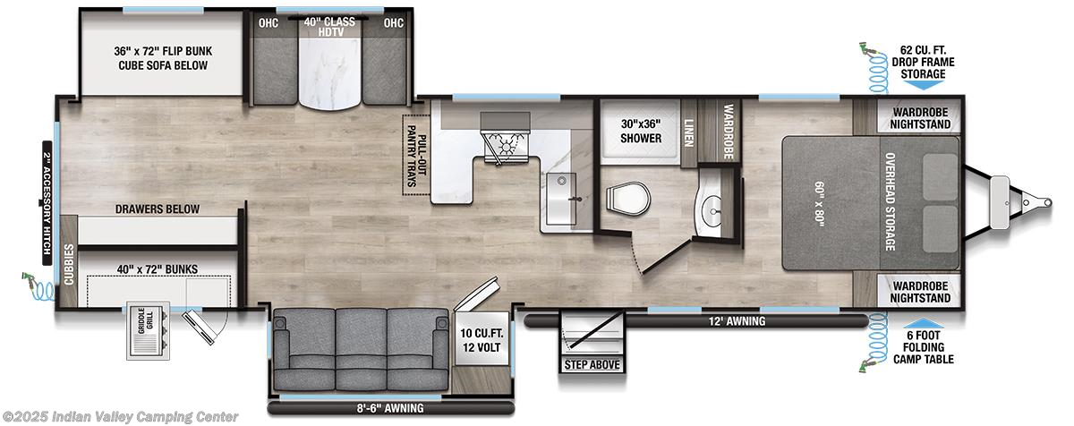 Stock Image for 2025 Alliance RV 321BH (options and colors may vary)