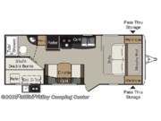 Floorplan of 2018 Keystone Passport Ultra Lite Express 239ML