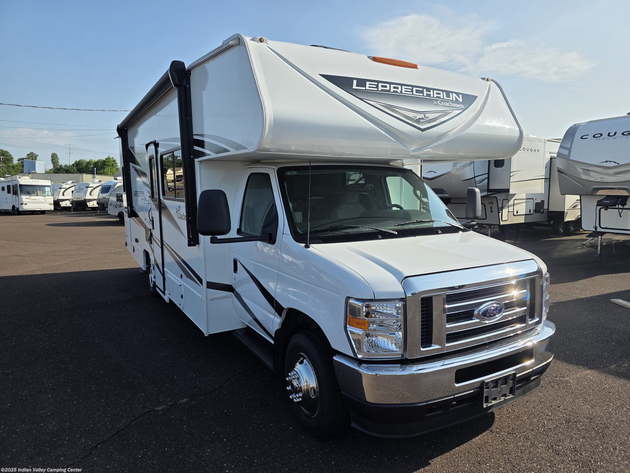 Call now about this 2025 Coachmen Leprechaun 260QB! 2025 Coachmen Leprechaun 260QB - Used Class C For Sale by Indian Valley Camping Center in Souderton, Pennsylvania features Slide-out Awning, Outside Kitchen, Refrigerator, Smoke Detector, Backup Monitor
