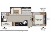 Floorplan of 2012 Keystone Passport Ultra Lite Grand Touring 2650BH
