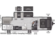 Contact us now about this 2025 Keystone Cougar Half-Ton 28BHS! Floorplan of 2025 Keystone Cougar Half-Ton 28BHS