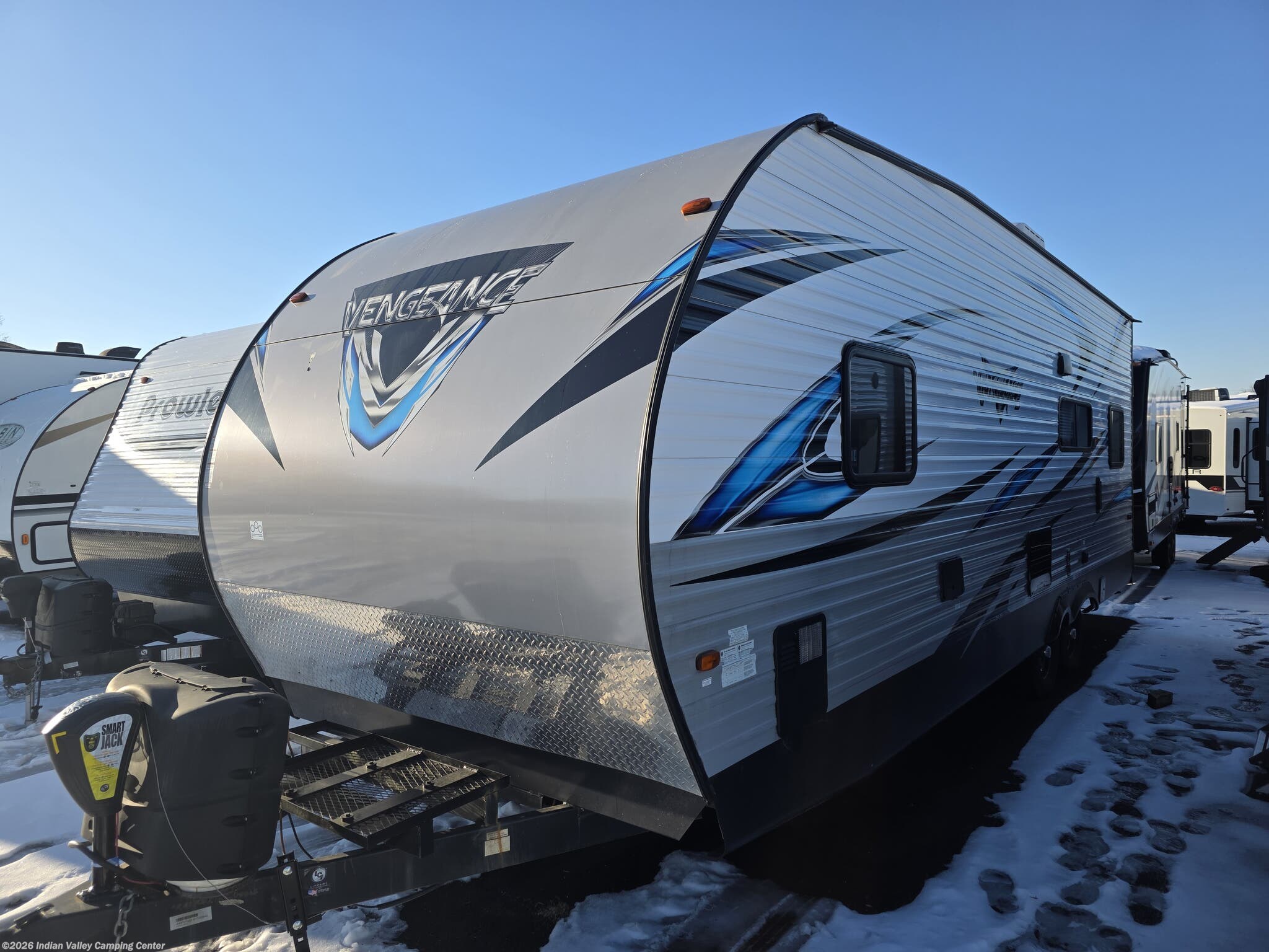 Call now about this 2017 Forest River Vengeance 25V! 2017 Forest River Vengeance 25V - Used Toy Hauler For Sale by Indian Valley Camping Center in Souderton, Pennsylvania features Refrigerator, Furnace, Converter, Non-Smoking Unit, Queen Bed