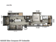 Call now about this 2026 Forest River Flagstaff Classic 401CFB! 2026 Forest River Flagstaff Classic 401CFB - New Fifth Wheel For Sale by Blue Compass RV Columbia in Lexington, South Carolina features Slideout