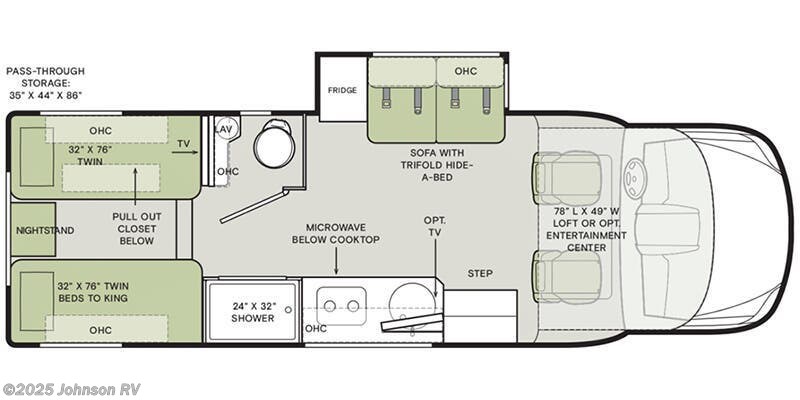 Call now about this 2026 Tiffin Wayfarer 25 XLW! 2026 Tiffin Wayfarer 25 XLW - New Class C For Sale by Johnson RV in Sandy, Oregon