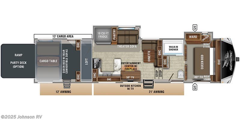 Call now about this 2020 Jayco Seismic 4125! 2020 Jayco Seismic 4125 - Used Toy Hauler For Sale by Johnson RV in Sandy, Oregon