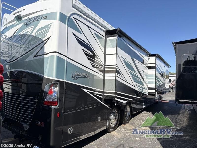 Contact us now about this 2026 Fleetwood Discovery LXE 44B! 2026 Discovery LXE 44B by Fleetwood from Ancira RV in Boerne, Texas