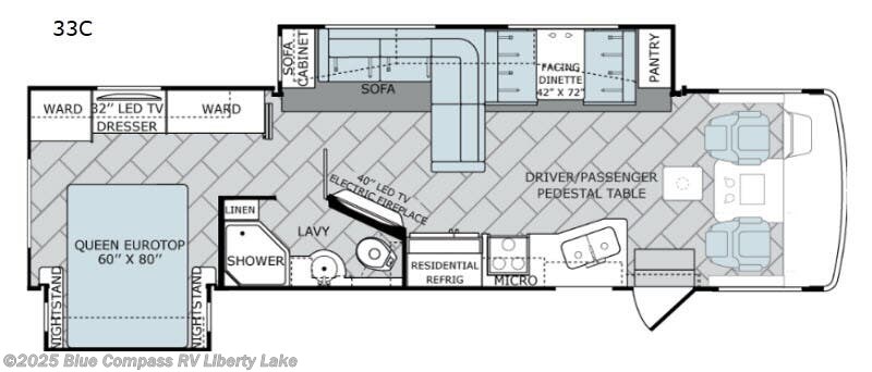 Call now about this 2018 Holiday Rambler Vacationer 33C! 2018 Holiday Rambler Vacationer 33C - Used Class A For Sale by Blue Compass RV Liberty Lake in Liberty Lake, Washington features Slideout