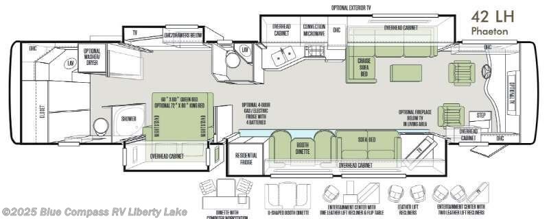 Call now about this 2014 Tiffin Phaeton 42 LH! 2014 Tiffin Phaeton 42 LH - Used Class A For Sale by Blue Compass RV Liberty Lake in Liberty Lake, Washington features Slideout