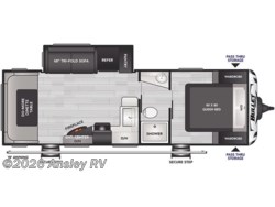 Stock Image for 2025 Keystone East 2530RD (options and colors may vary) 2025 Keystone Bullet Crossfire 2530RD - New Travel Trailer for sale by Ansley RV in Duncansville, Pennsylvania