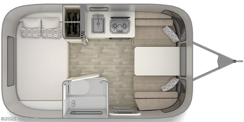 Stock Image for 2025 Airstream 16RB (options and colors may vary)
