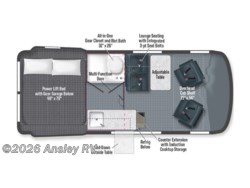 Stock Image for 2025 Winnebago 44E (options and colors may vary) 2025 Winnebago Revel 44E - New Class B for sale by Ansley RV in Duncansville, Pennsylvania