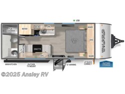 Stock Image for 2025 Forest River 16FQW (options and colors may vary) 2025 Forest River Cherokee Wolf Pup 16FQW - New Travel Trailer for sale by Ansley RV in Duncansville, Pennsylvania