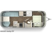 Call now about this 2026 Airstream International 25FB! Floorplan of 2026 Airstream International 25FB