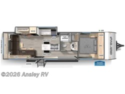 Stock Image for 2025 Forest River 27LH (options and colors may vary) 2025 Forest River Cherokee Grey Wolf 27LH - New Travel Trailer for sale by Ansley RV in Duncansville, Pennsylvania
