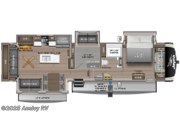 Call now about this 2026 Jayco Eagle 355MBQS! Floorplan of 2026 Jayco Eagle 355MBQS