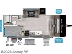 2026 Grand Design Imagine XLS 21MBE - New Travel Trailer for sale by Ansley RV in Duncansville, Pennsylvania