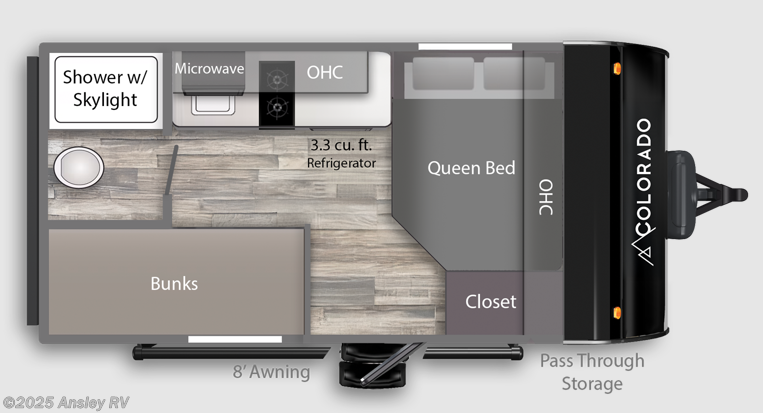 Call now about this 2026 Dutchmen Colorado 130BHC! 2026 Dutchmen Colorado 130BHC - New Travel Trailer For Sale by Ansley RV in Duncansville, Pennsylvania
