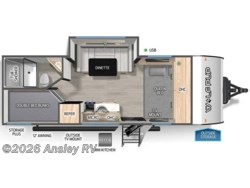 Stock Image for 2025 Forest River 17JWBL (options and colors may vary) 2026 Forest River Cherokee Wolf Pup Black Label 17JWBL - New Travel Trailer for sale by Ansley RV in Duncansville, Pennsylvania