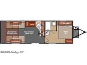 Call now about this 2015 Gulf Stream Track & Trail 24RTH! Floorplan of 2015 Gulf Stream Track & Trail 24RTH