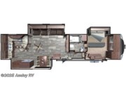 Call now about this 2018 Highland Ridge Open Range 3X 3X388RKS! Floorplan of 2018 Highland Ridge Open Range 3X 3X388RKS