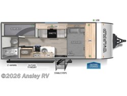 Stock Image for 2025 Forest River 16LP (options and colors may vary) 2026 Forest River Cherokee Wolf Pup 16LP - New Travel Trailer for sale by Ansley RV in Duncansville, Pennsylvania