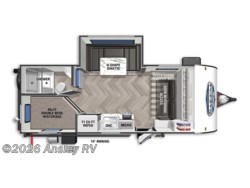 Stock Image for 2022 Forest River 178BHSK (options and colors may vary) 2022 Forest River Salem FSX 178BHSK - Used Travel Trailer for sale by Ansley RV in Duncansville, Pennsylvania