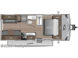 Stock Image for 2025 Jayco 210QB (options and colors may vary) 2026 Jayco Jay Flight SLX 210QB - New Travel Trailer for sale by Ansley RV in Duncansville, Pennsylvania