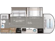 Call now about this 2024 Thor Motor Coach Delano 24FB! Floorplan of 2024 Thor Motor Coach Delano 24FB