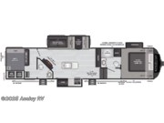 Call now about this 2022 Keystone Sprinter 35BH! Floorplan of 2022 Keystone Sprinter 35BH