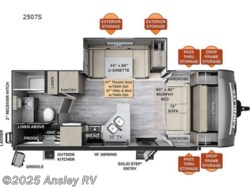 2023 Forest River Rockwood Mini Lite 2507S - Used Travel Trailer for sale by Ansley RV in Duncansville, Pennsylvania