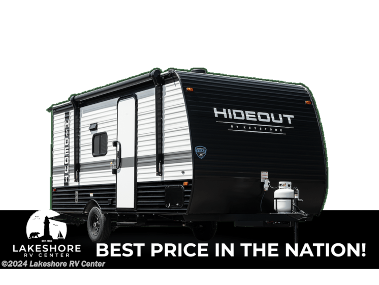 New 2024 Keystone Hideout 181BH available in Muskegon, Michigan