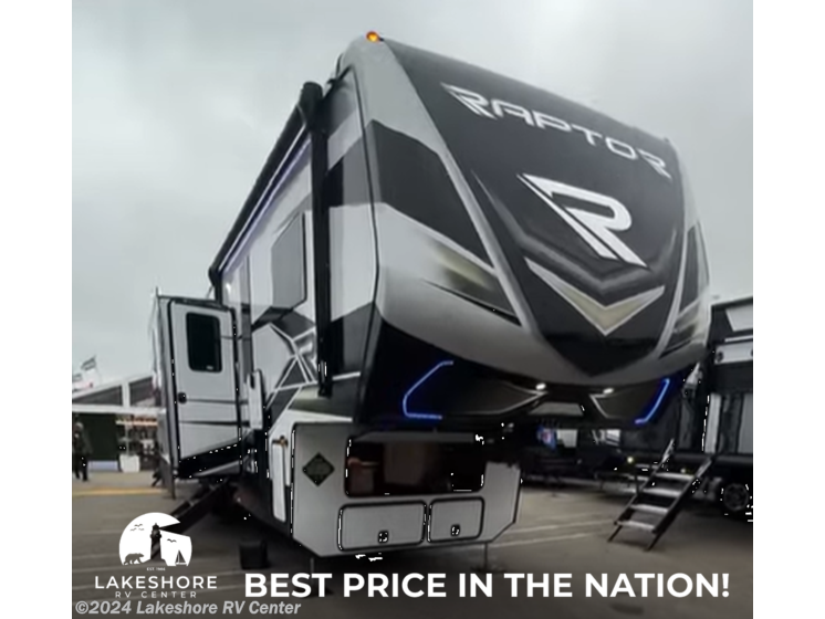 New 2024 Keystone Raptor 428 available in Muskegon, Michigan
