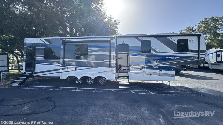 Call now about this 2026 Forest River RiverStone 44DBL! 2026 Forest River RiverStone 44DBL - New Fifth Wheel For Sale by Lazydays RV of Tampa in Seffner, Florida