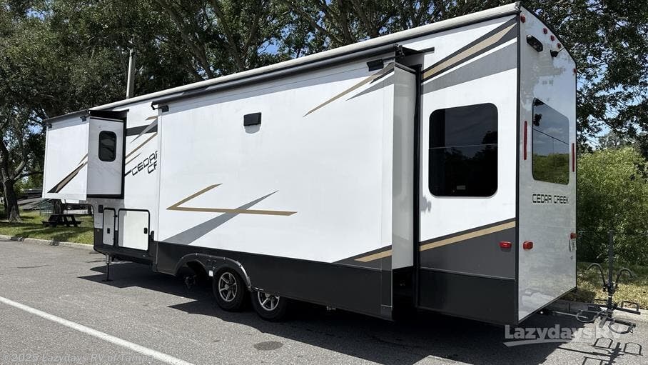Contact us now about this 2023 Forest River Cedar Creek 311RL! 2023 Cedar Creek 311RL by Forest River from Lazydays RV of Tampa in Seffner, Florida