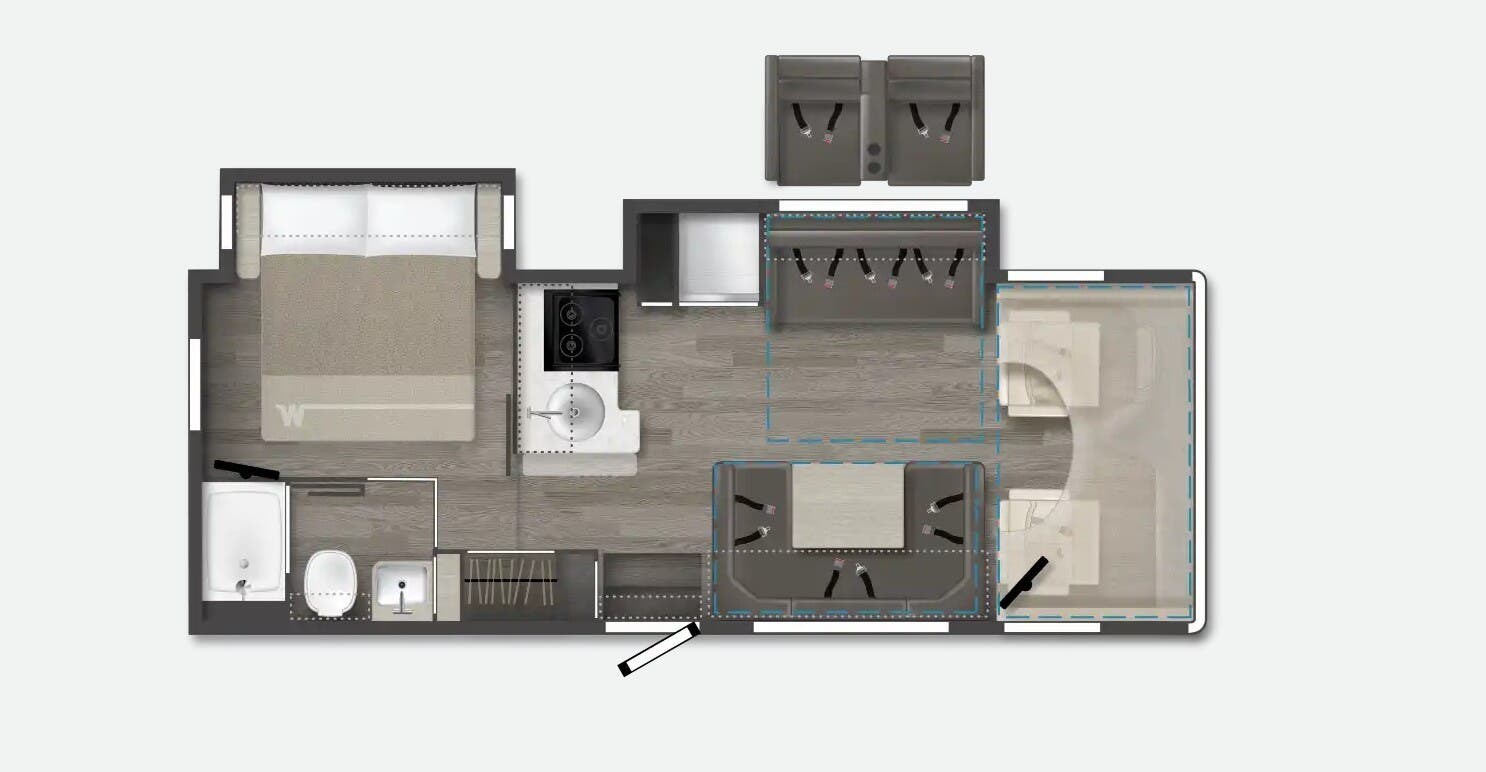 Contact us now about this 2026 Winnebago Minnie Winnie 26NP! 2026 Minnie Winnie 26NP by Winnebago from McClain's Longhorn RV in Sanger, Texas