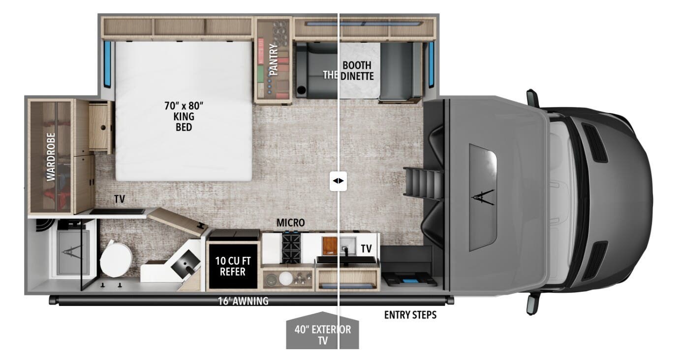 Call now about this 2025 Grand Design Lineage 25FW! 2025 Grand Design Lineage 25FW - New Class C For Sale by McClain's Longhorn RV in Sanger, Texas features Water Heater, Medicine Cabinet, Toilet, Slideout, Pantry